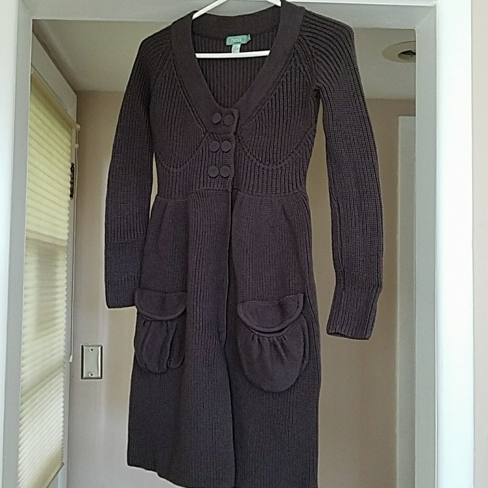 Designer Merino wool sweater dress